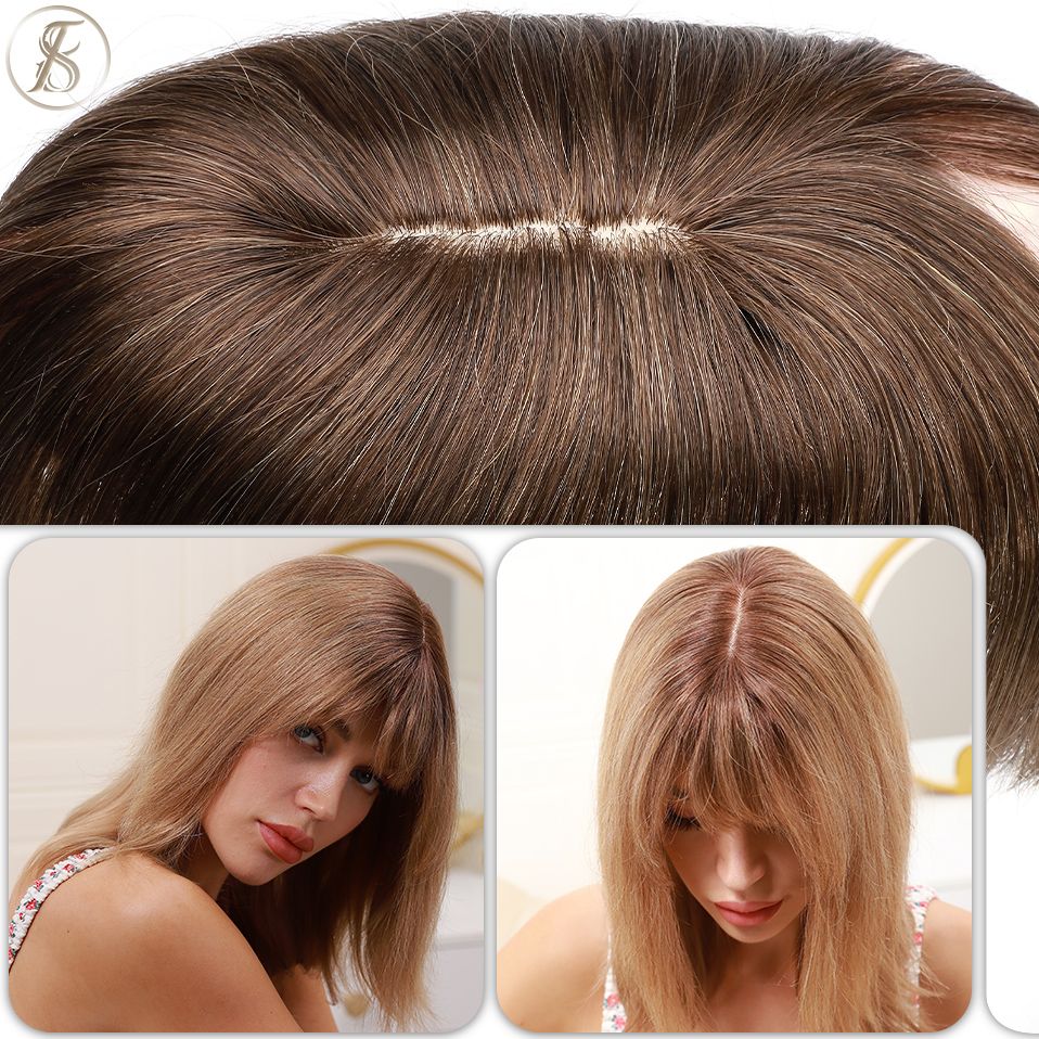 Women Accessories India - TESS Women Topper 7x12.5cm Hair Toppers