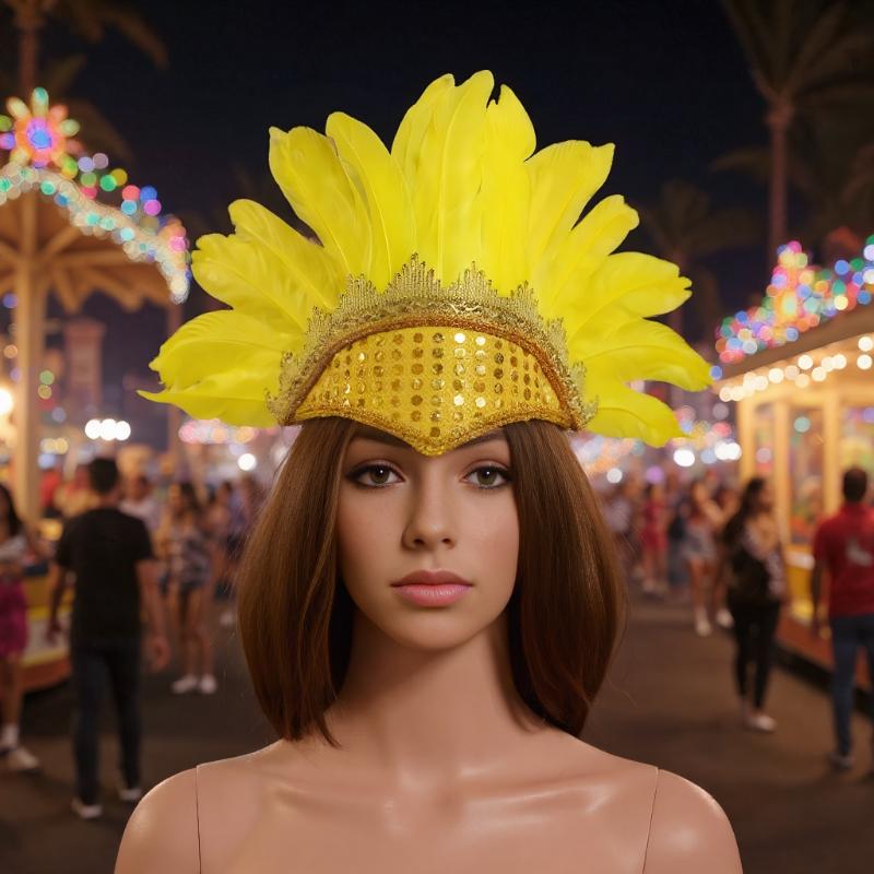 Women Accessories India - Indian Head Dress Headband New Head-mounted
