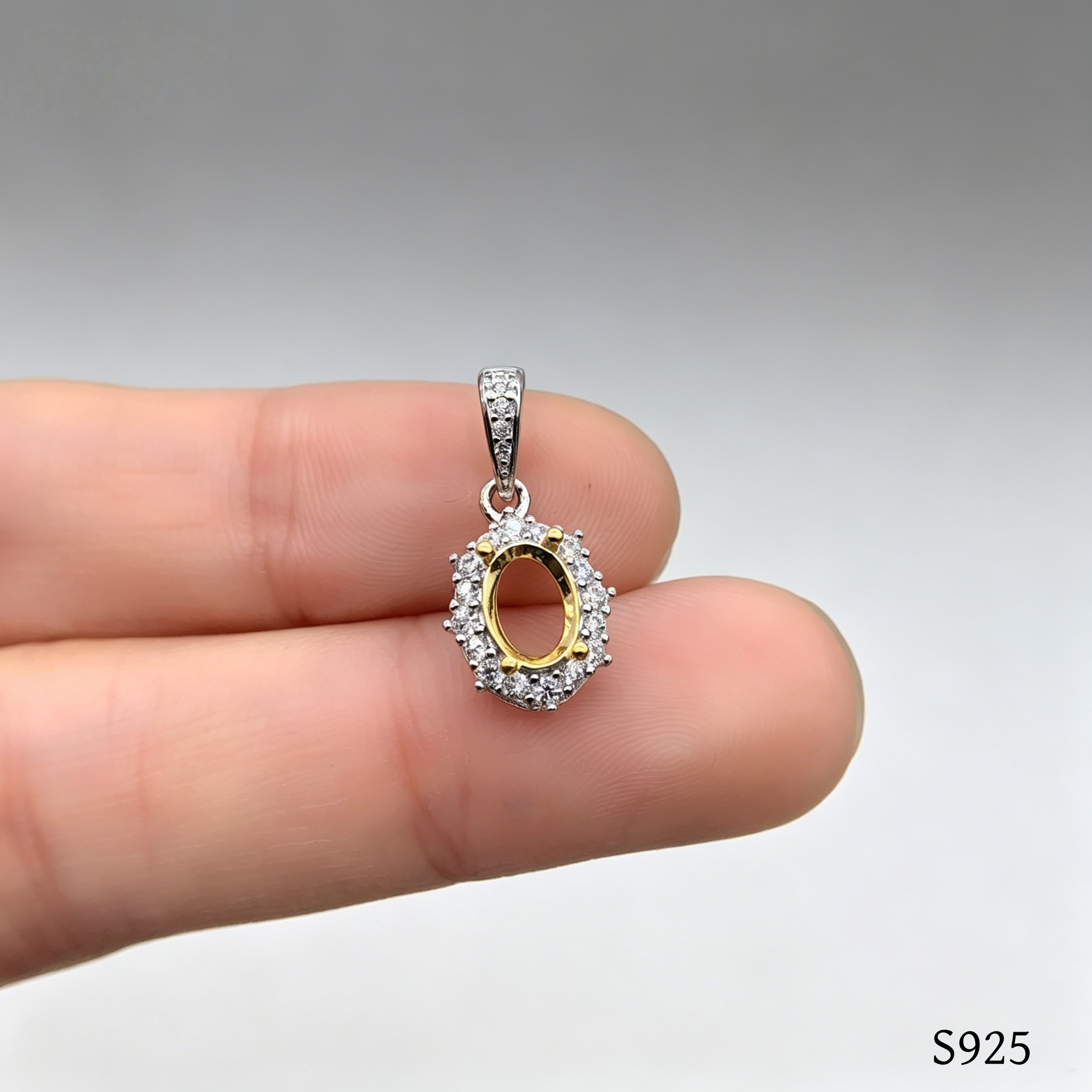 Women Accessories In Wholesale - Wholesale S925 Sterling Silver Pendant Bezel