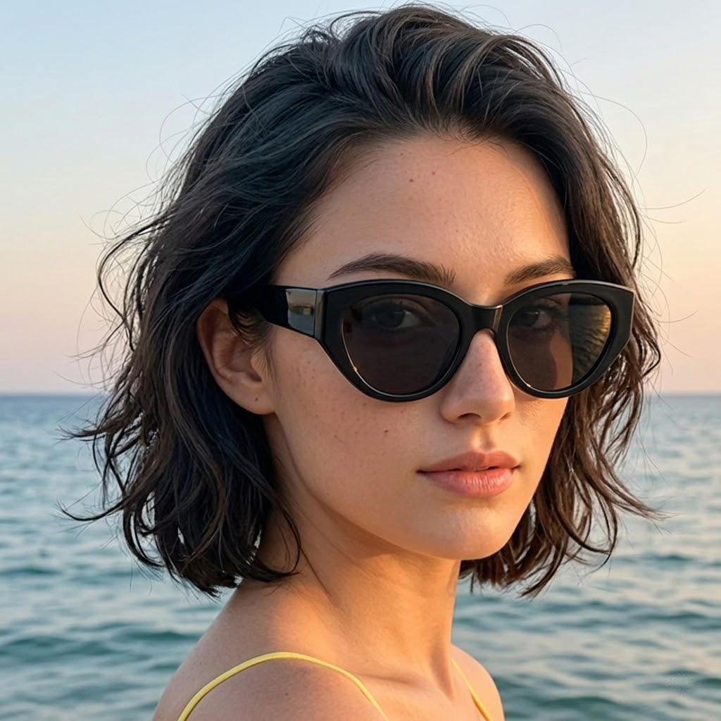 Women Accessories Trendy - Women Men Classic Cat-Eye Polarized Sunglasses
