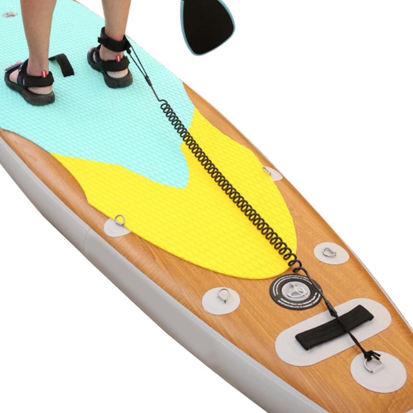 Women'S Kayak Accessories - Coiled Surfing Leash Foot Rope TPU