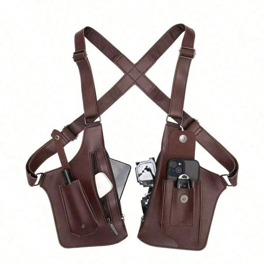 Women'S Accessories Wallet - Leather Shoulder Armor Hidden Underarm Strap