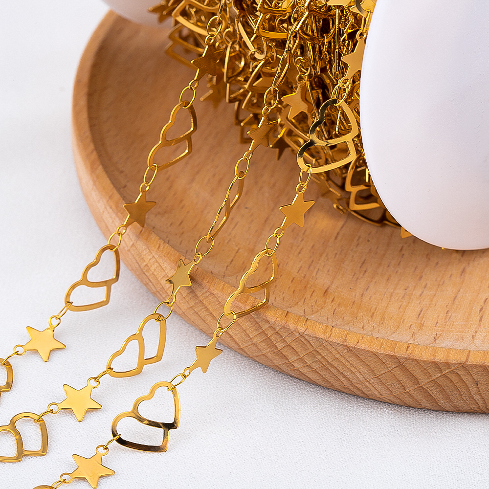 Women Accessories In Wholesale - 1M/Lot Stainless Steel Simple Basic Star