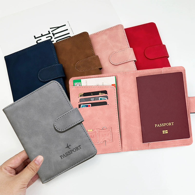 Women'S Accessories Wallet - Leather Passport Holder Cover Wallet RFID