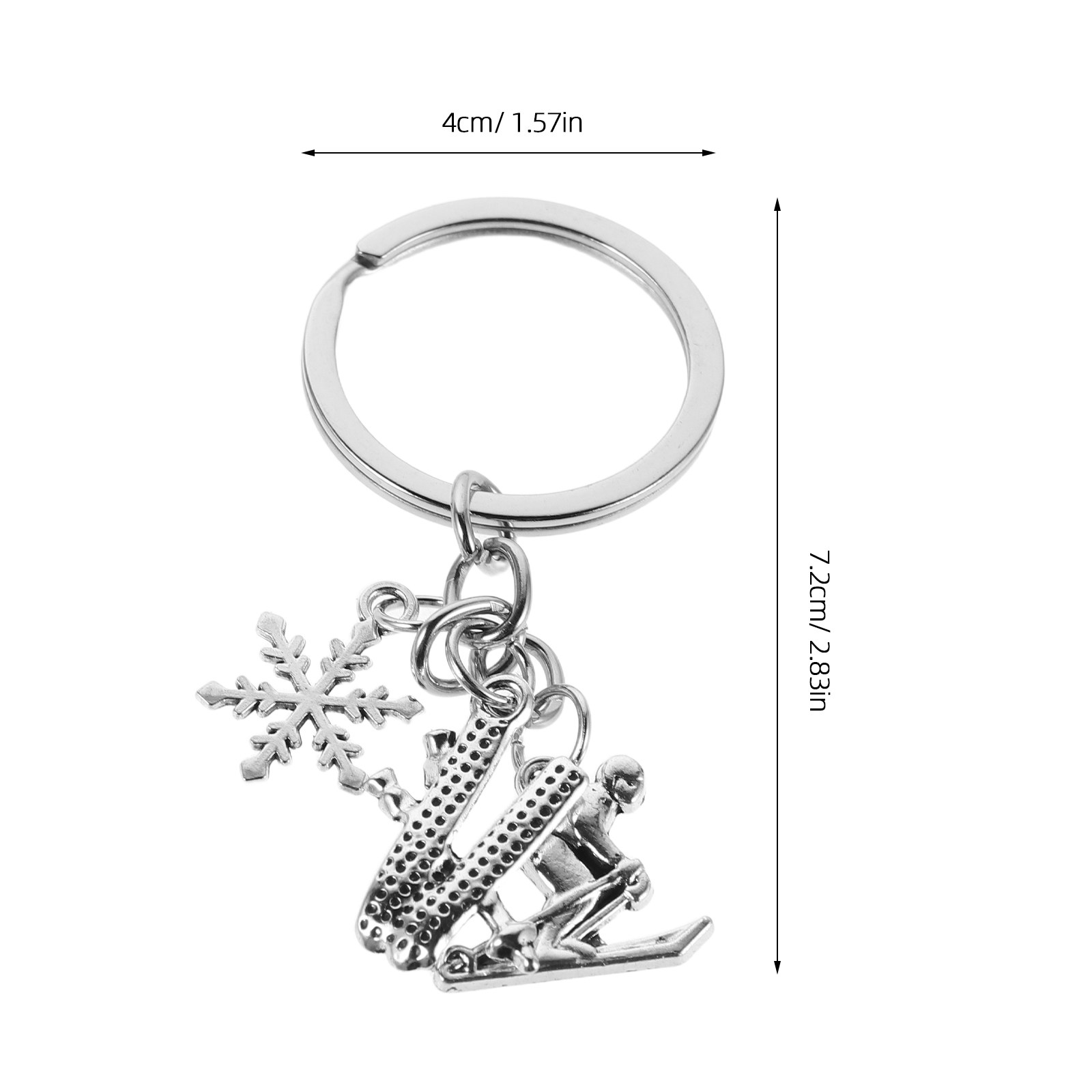 4Pcs Ski Keychain Bulk Winter  - Women'S Accessories Handbags incelemesi ve fiyatı