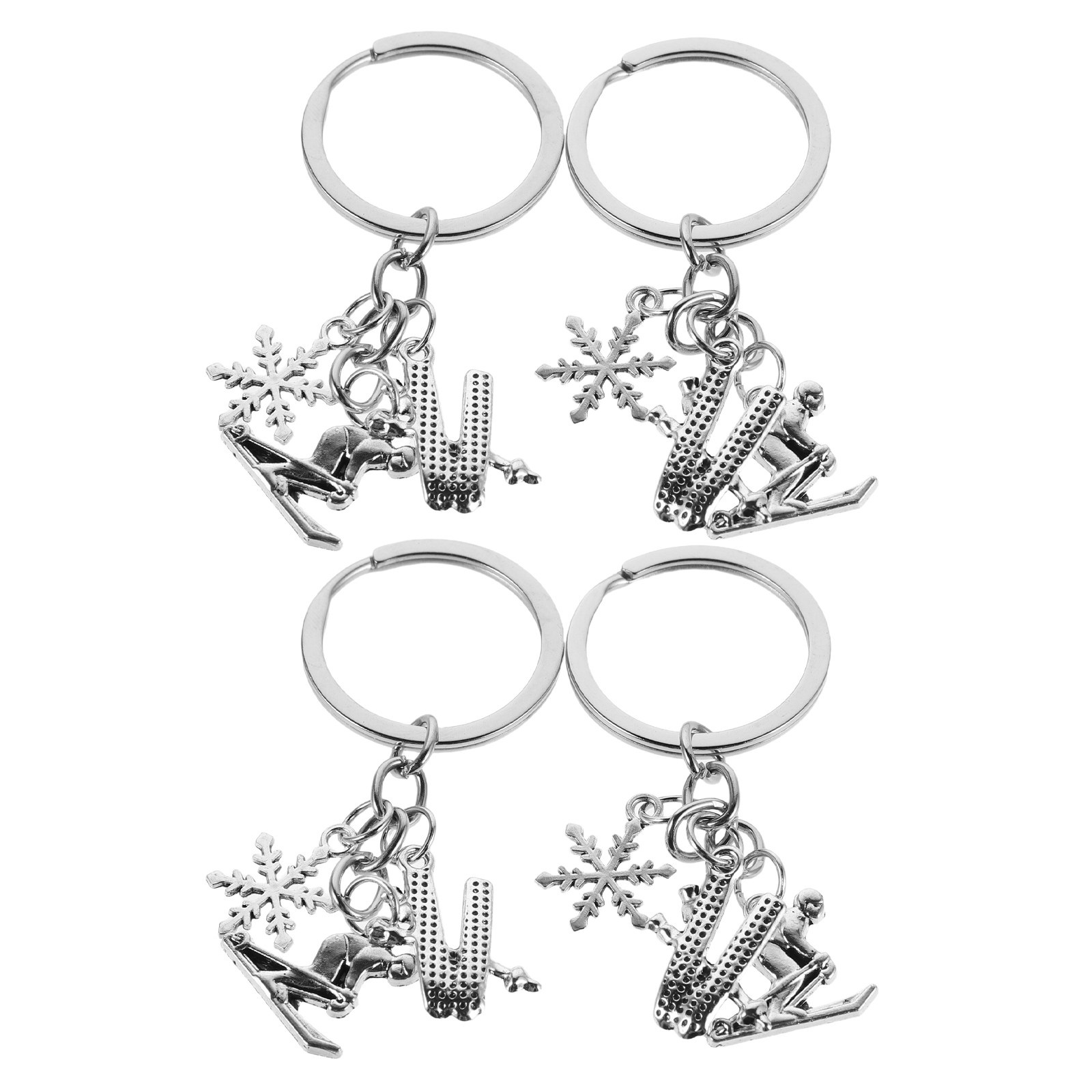 4Pcs Ski Keychain Bulk Winter  - Women'S Accessories Handbags incelemesi ve fiyatı
