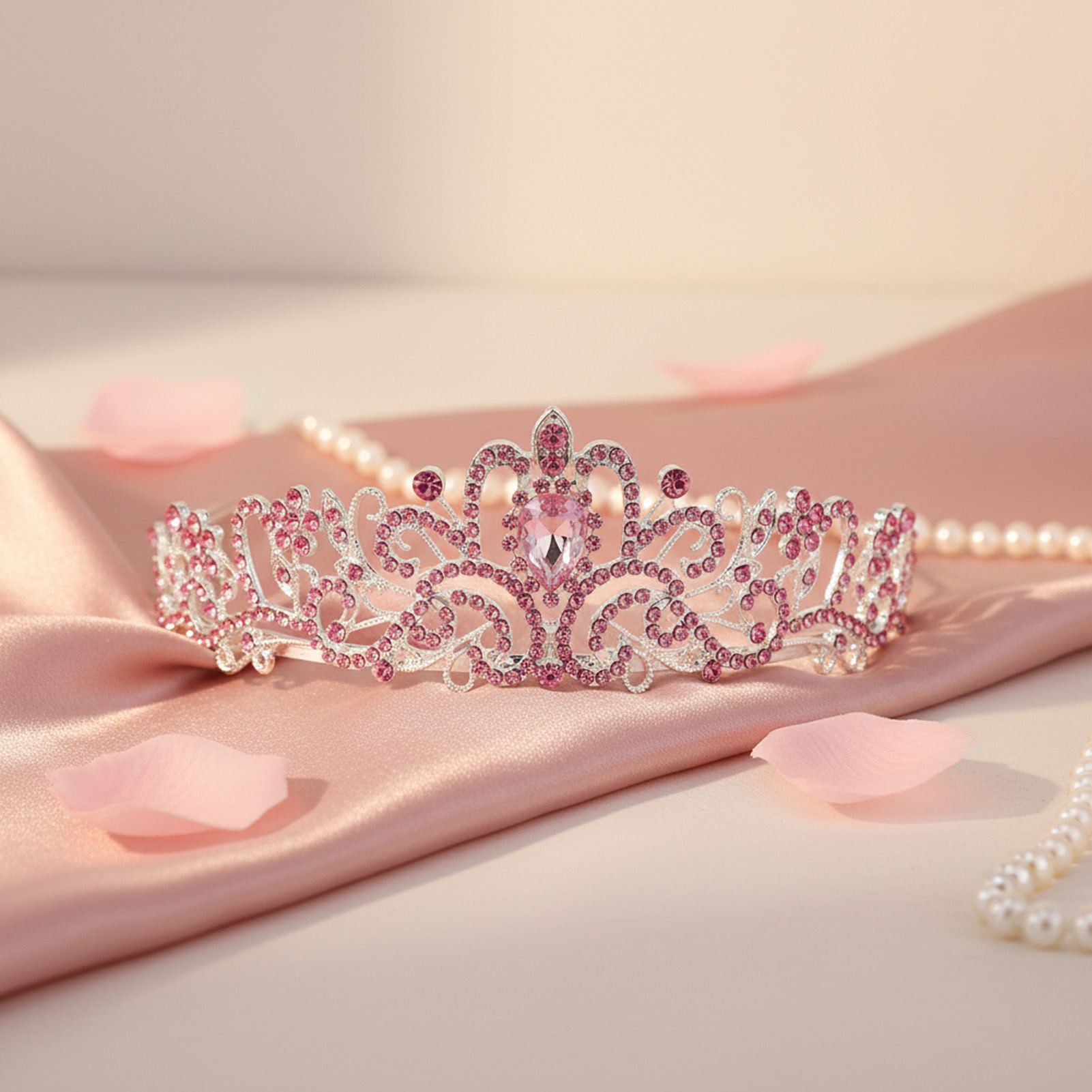 Elegant Bridal Crown Sparkly R - Women'S Accessories And Jewelry incelemesi ve fiyatı