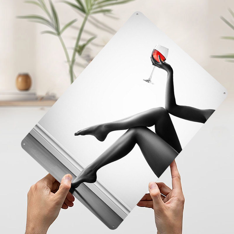 Elegant Woman With Wine Glass  - Women Accessories Poster incelemesi ve fiyatı