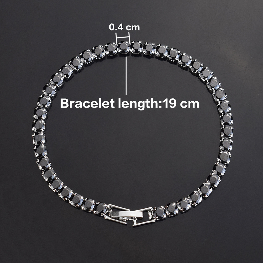 4mm Micro-inlaid Zircon Tennis - Women Accessories In Wholesale incelemesi ve fiyatı