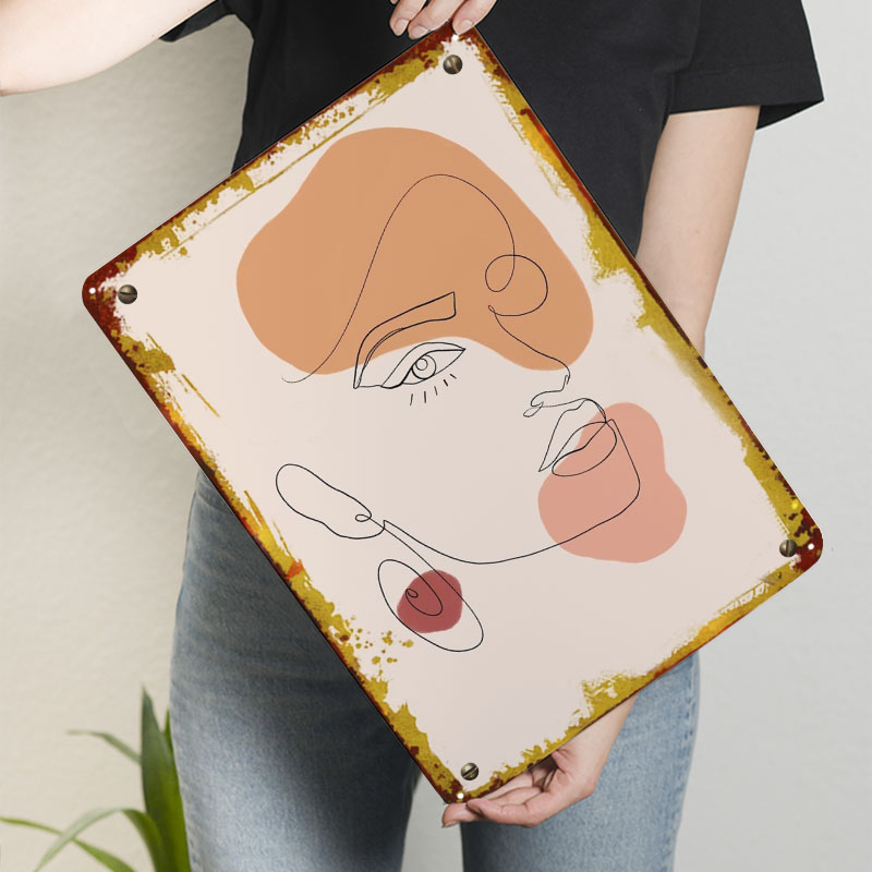 Abstract Line Art Woman Sign A - Women Accessories Poster incelemesi ve fiyatı