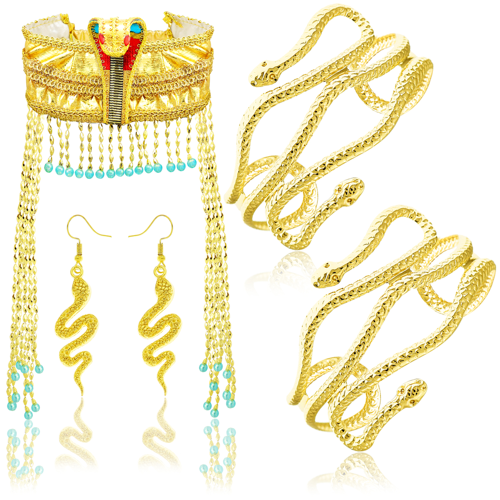 Women Snake Earring Bracelet J - Women Accessories In Egypt incelemesi ve fiyatı