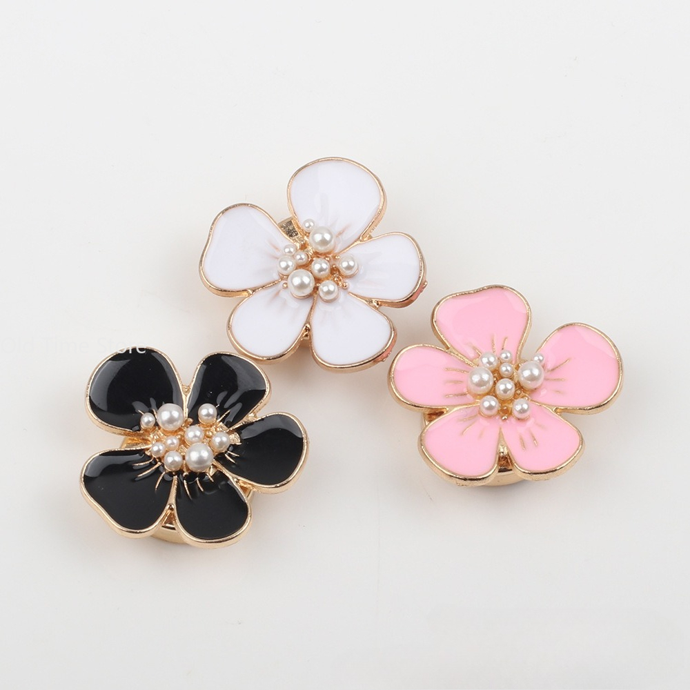 1pc Pearl Camellia Button Cove - Women'S Accessories For Formal Wear incelemesi ve fiyatı