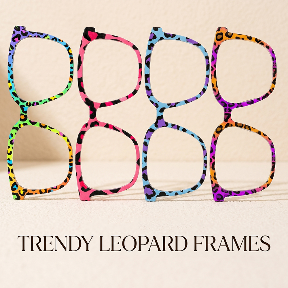 Trendy Rainbow Leopard Print S - Women Accessories Trendy incelemesi ve fiyatı