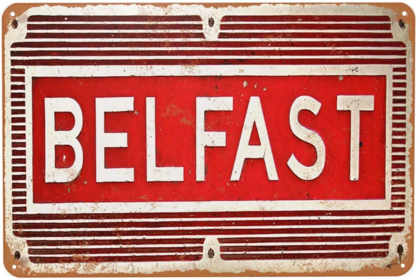 Vintage Metal Sign, Belfast Ti - Women Accessories Poster incelemesi ve fiyatı