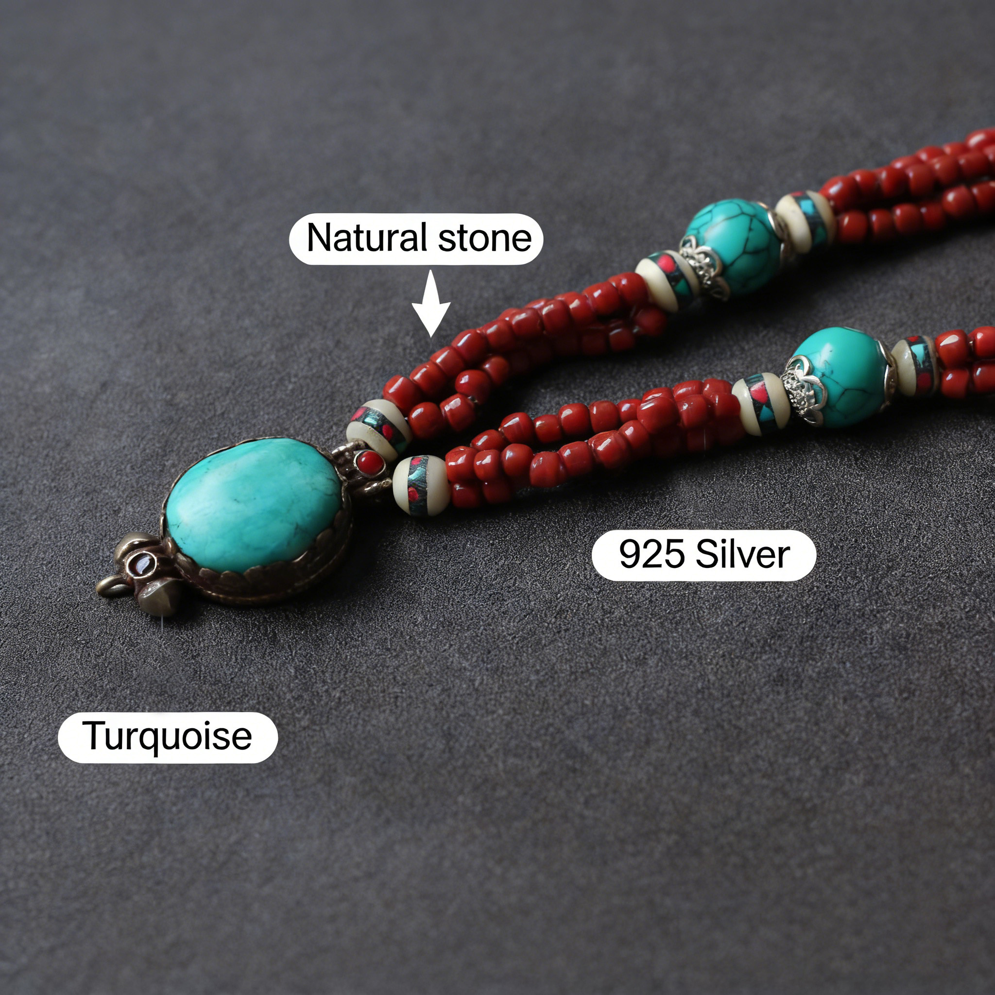 Nepal Necklace Tibetan Ethnic  - Women Accessories Nepal incelemesi ve fiyatı