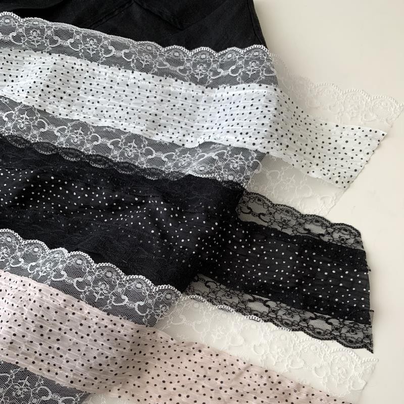 French Retro Long Stripe Polka - Women'S Korean Accessories incelemesi ve fiyatı