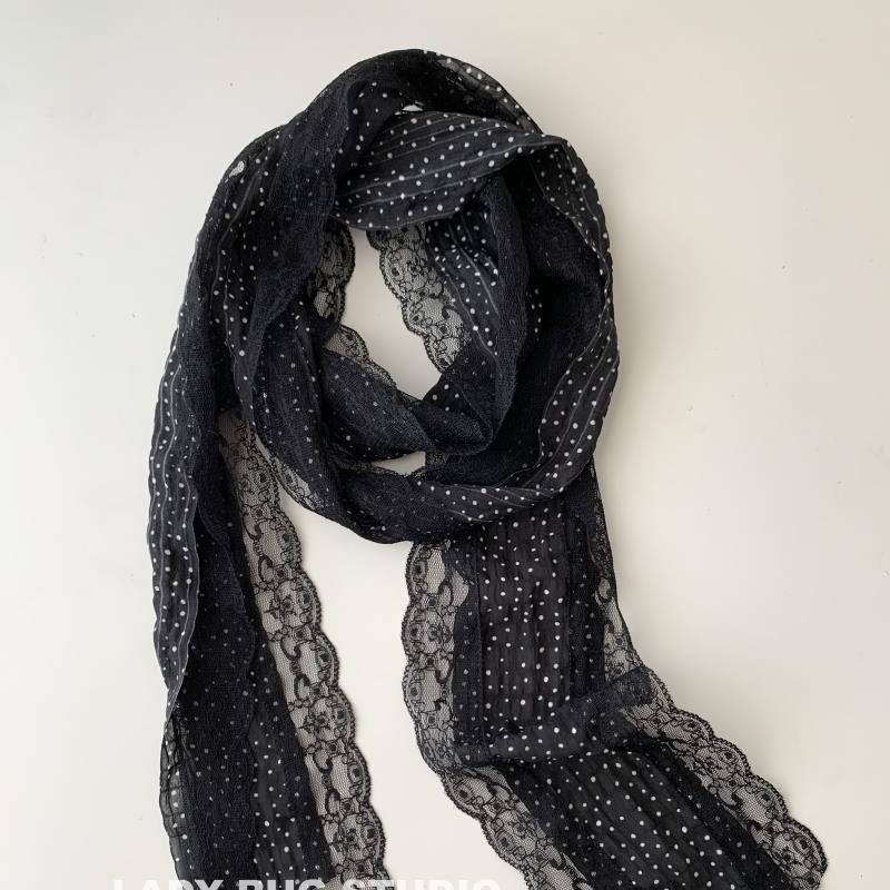 French Retro Long Stripe Polka - Women'S Korean Accessories incelemesi ve fiyatı