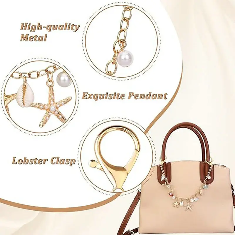 Bag Charms for Handbags Golden - Women'S Accessories Handbags incelemesi ve fiyatı