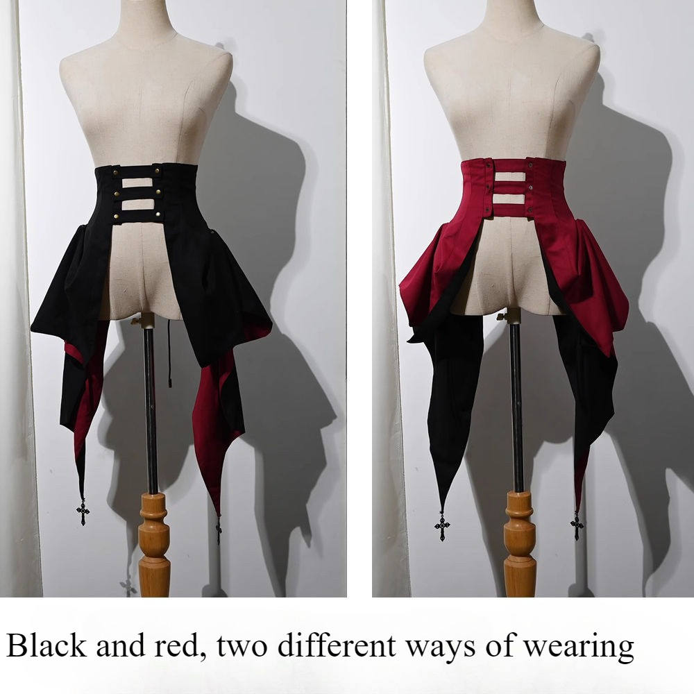 Gothic Lolita Steampunk Corset - Women'S Vintage Accessories incelemesi ve fiyatı