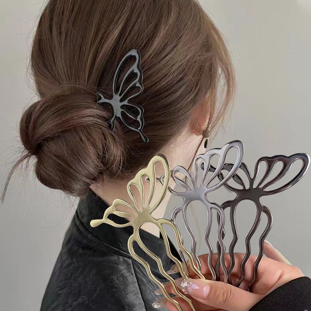 Korean Butterfly U Shape Hair  - Women'S Korean Accessories incelemesi ve fiyatı