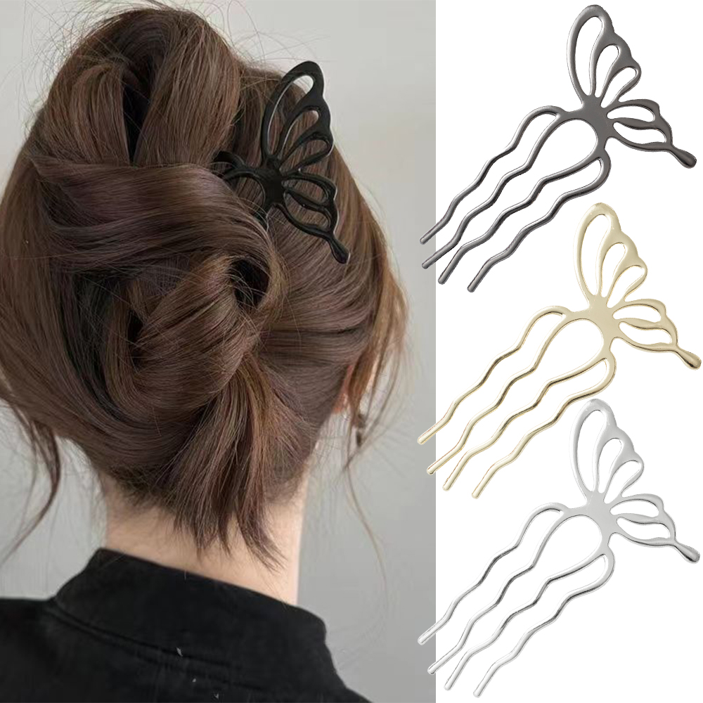 Korean Butterfly U Shape Hair  - Women'S Korean Accessories incelemesi ve fiyatı