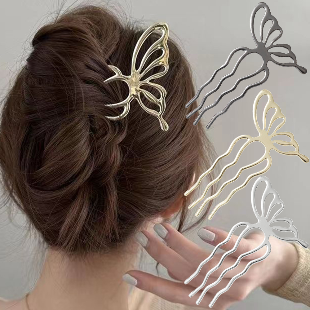 Korean Butterfly U Shape Hair  - Women'S Korean Accessories incelemesi ve fiyatı