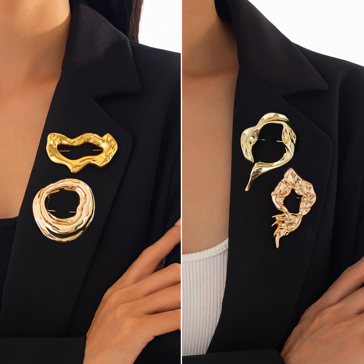 New Fashion Irregular Brooches - Women Accessories Trendy incelemesi ve fiyatı