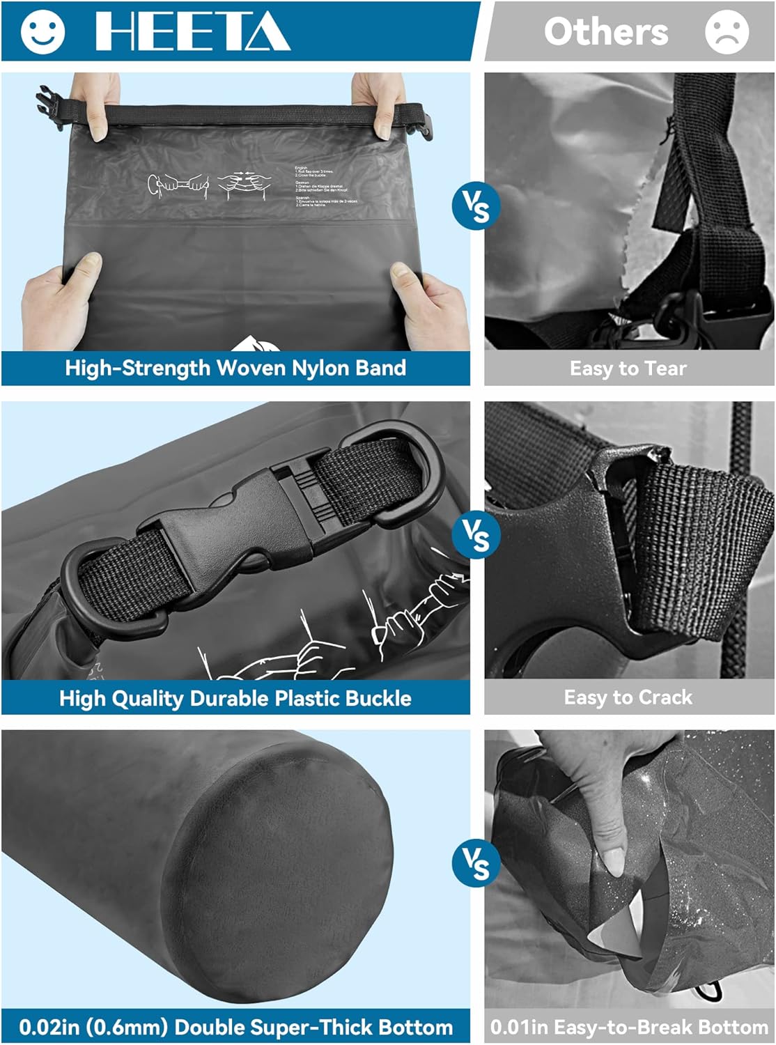 Dry Bag Waterproof for Women M - Women'S Kayak Accessories incelemesi ve fiyatı