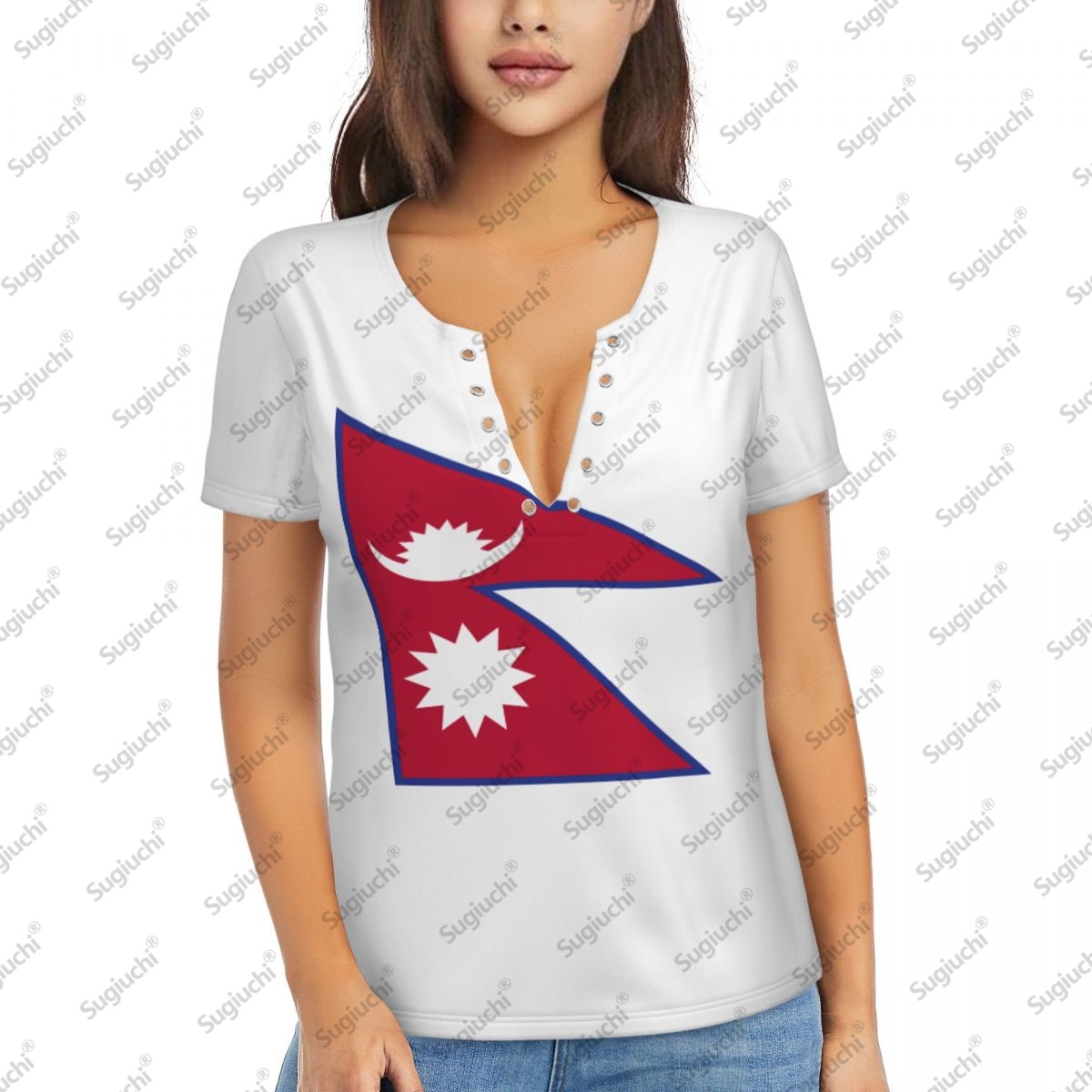 2025 Nepal Flag Sexy Deep V Ne - Women Accessories Nepal incelemesi ve fiyatı