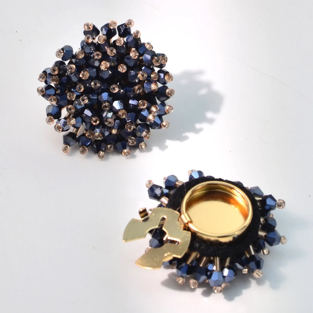2PCS Elegant Button Covers Han - Women Accessories Trendy incelemesi ve fiyatı