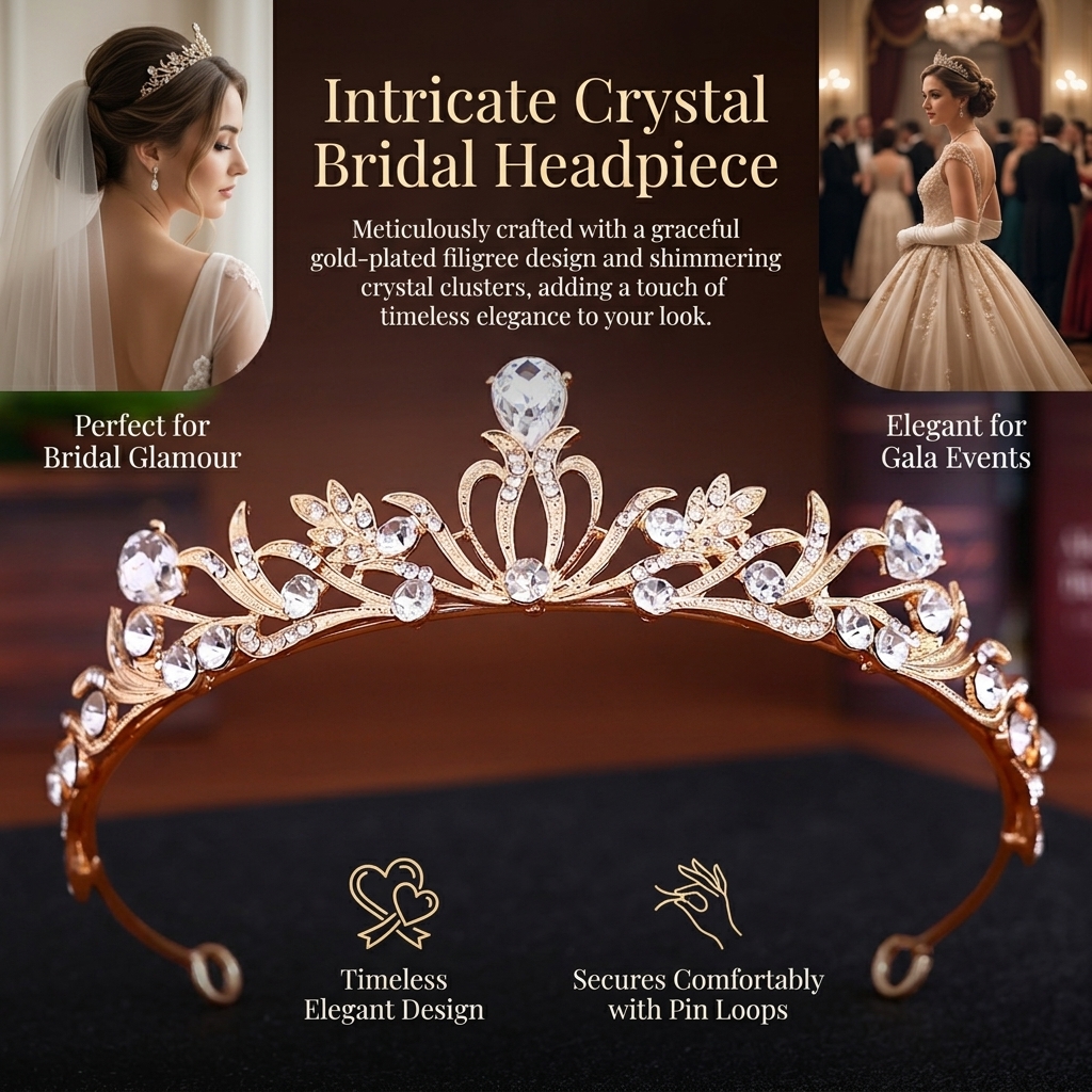 Crystal Wedding Tiaras And Cro - Women'S Accessories And Jewelry incelemesi ve fiyatı