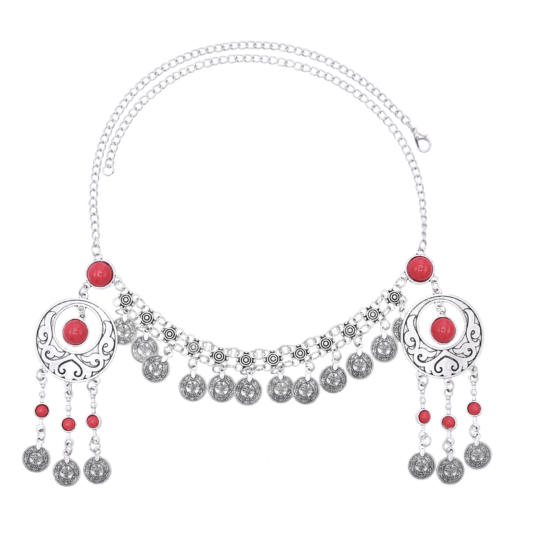 Vintage Silver Color Turquoise - Women Accessories Nepal incelemesi ve fiyatı