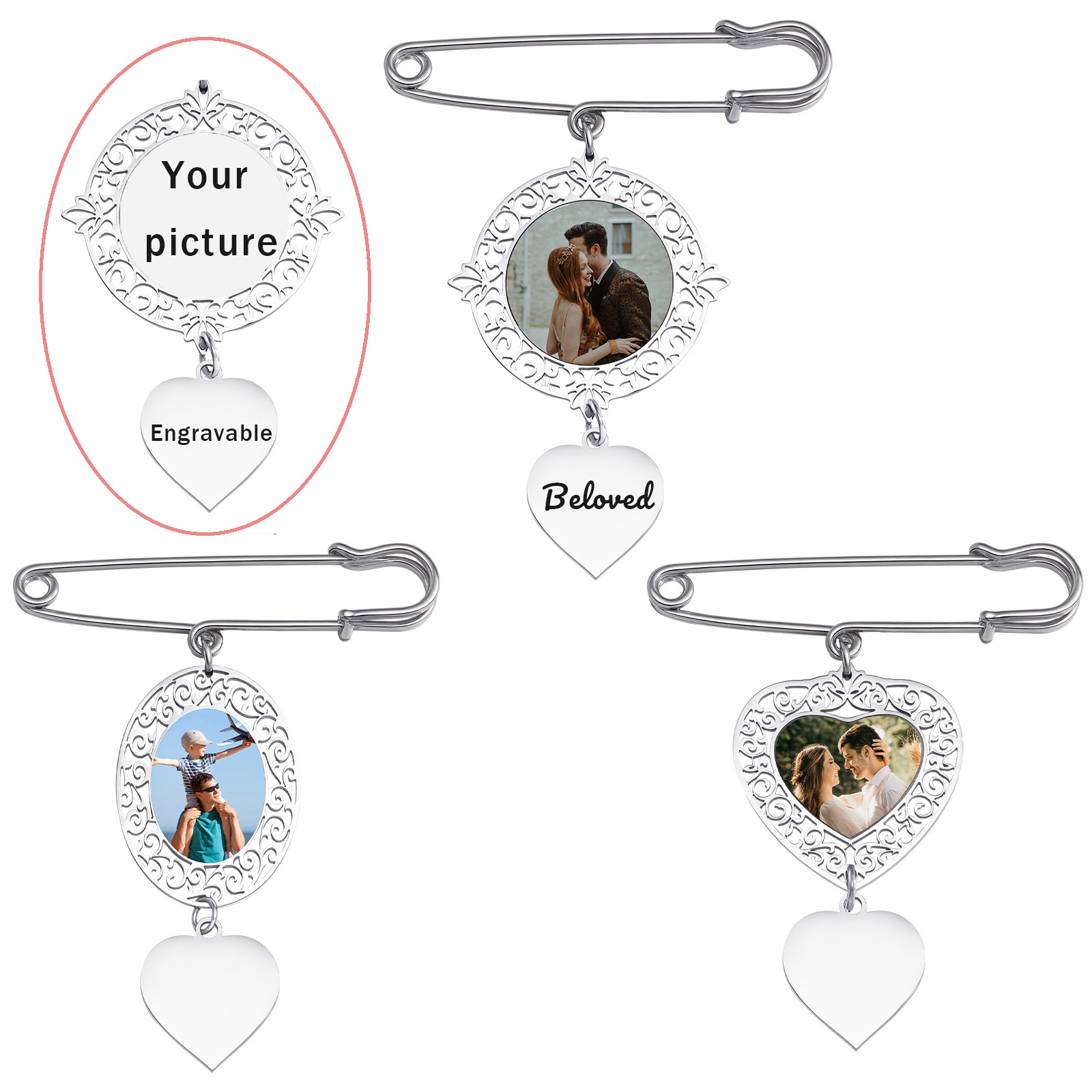 Custom Picture Badge Brooches  - Women Accessories In Wholesale incelemesi ve fiyatı