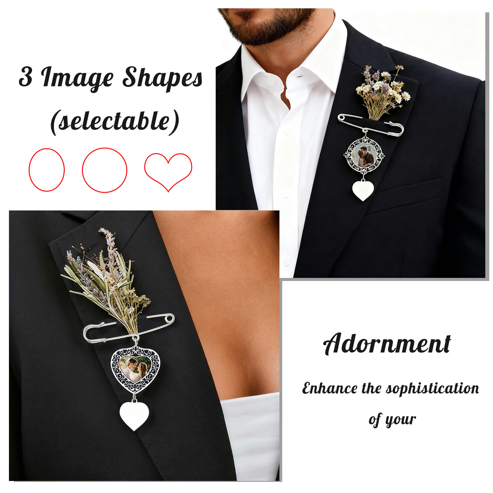 Custom Picture Badge Brooches  - Women Accessories In Wholesale incelemesi ve fiyatı