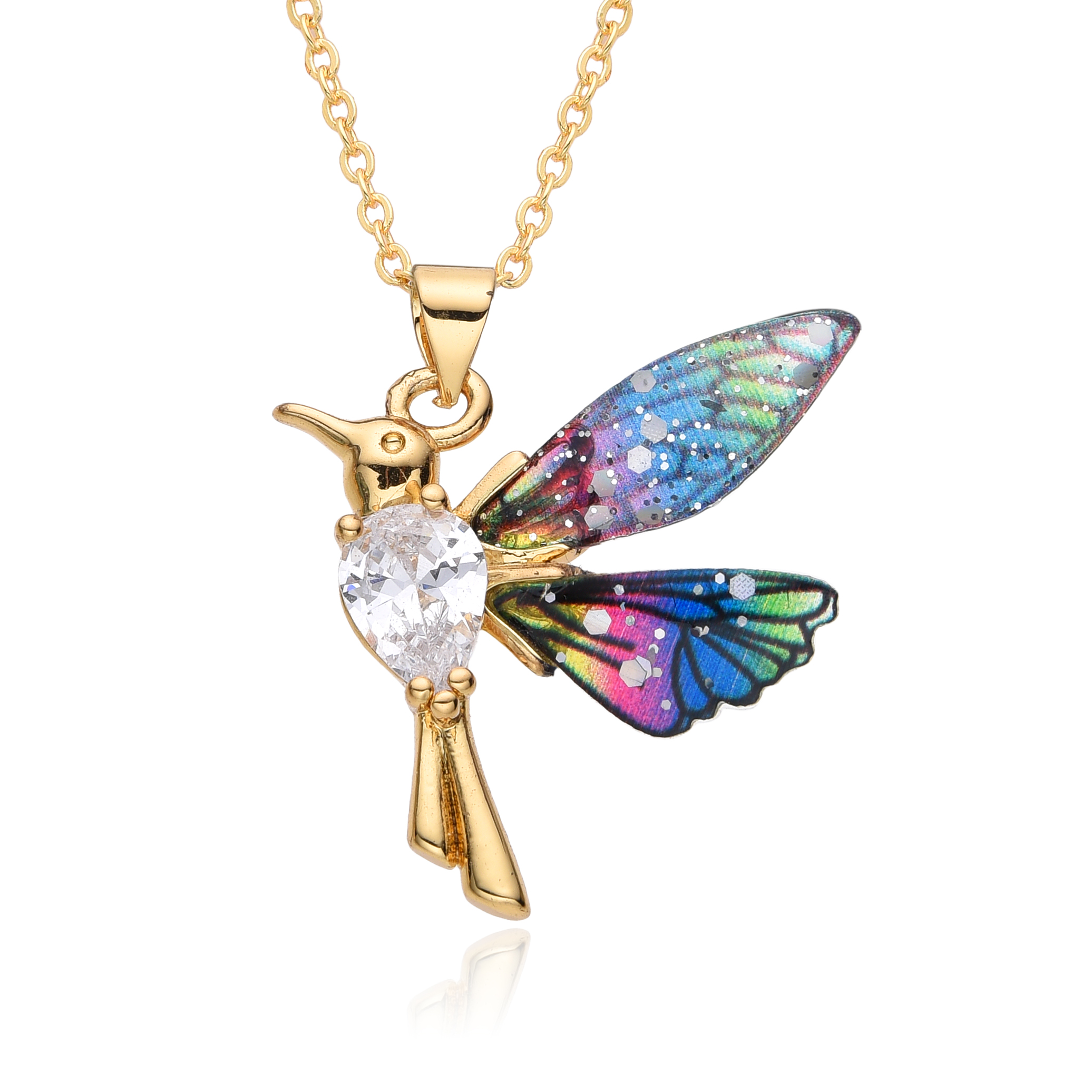 Colorful Resin Hummingbird Cha - Women Accessories In Wholesale incelemesi ve fiyatı