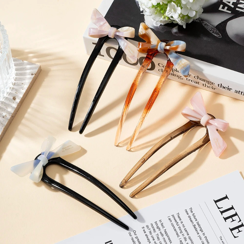 1 piece, sweet bow U-shaped ha - Women Accessories Trendy incelemesi ve fiyatı