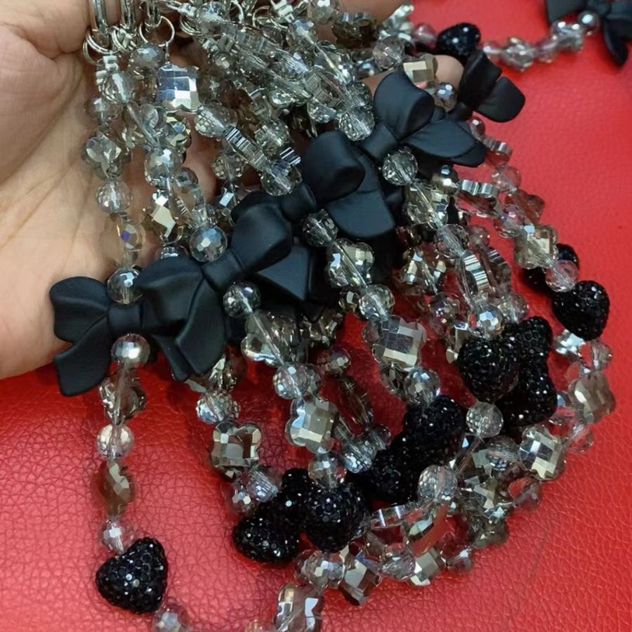 DIY Black Bow Series Anti Loss - Women'S Accessories Handbags incelemesi ve fiyatı