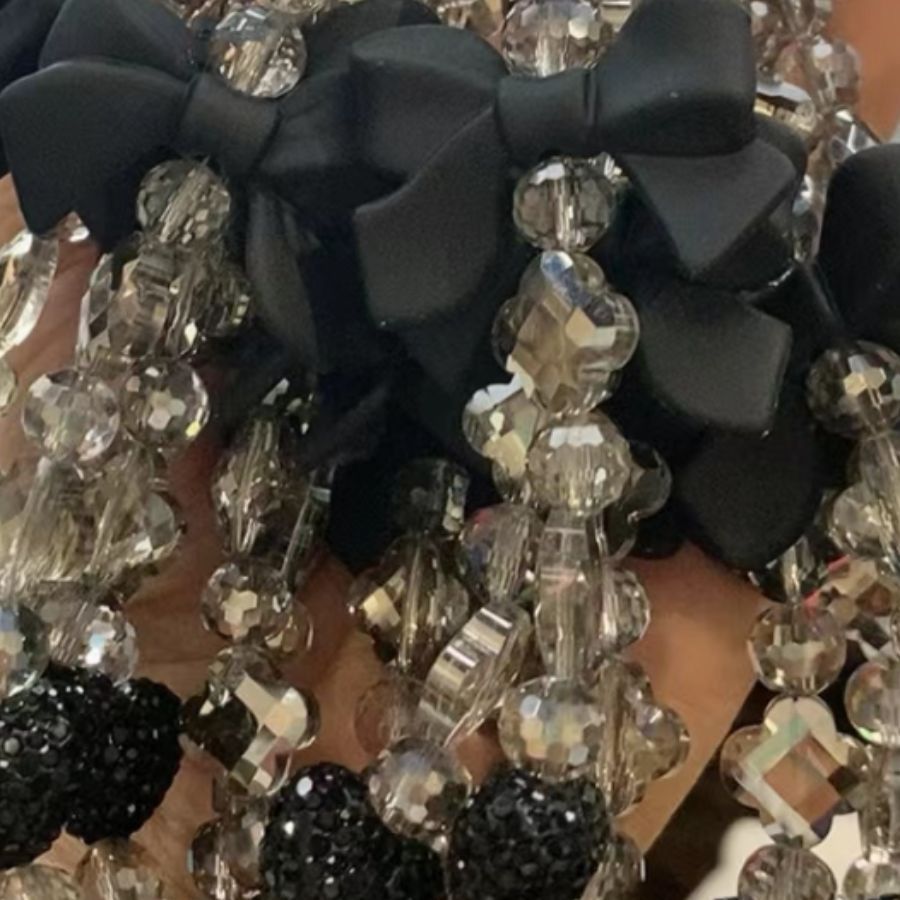 DIY Black Bow Series Anti Loss - Women'S Accessories Handbags incelemesi ve fiyatı