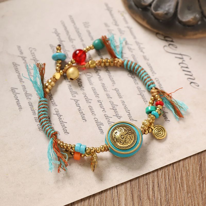 Tibetan Retro Woven Bracelet N - Women Accessories Nepal incelemesi ve fiyatı
