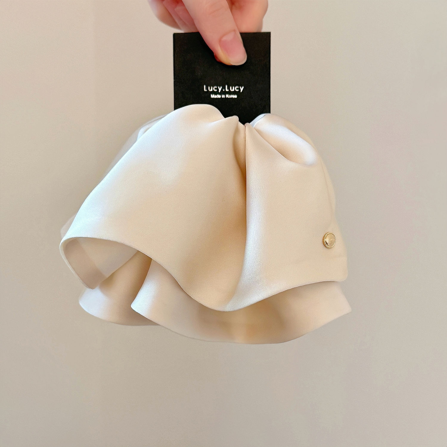 Korean Style Satin Skirt Hair  - Women'S Korean Accessories incelemesi ve fiyatı