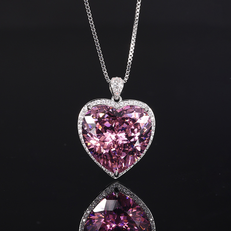 Shiny Cut Heart Pendant Neckla - Women Accessories In Wholesale incelemesi ve fiyatı