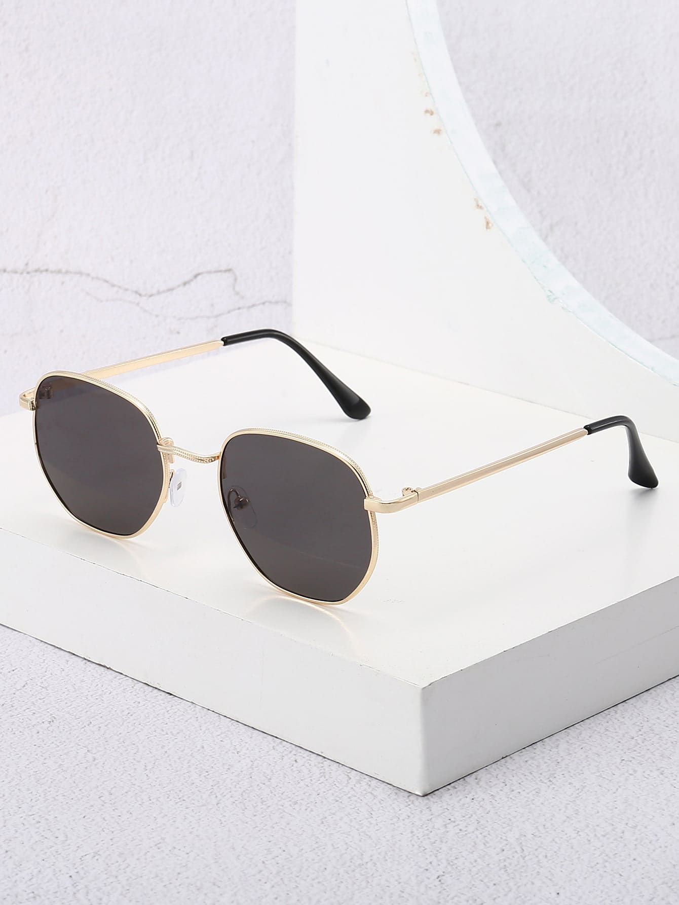 1pc Women's Metallic Frame Pol - Women'S Vintage Accessories incelemesi ve fiyatı