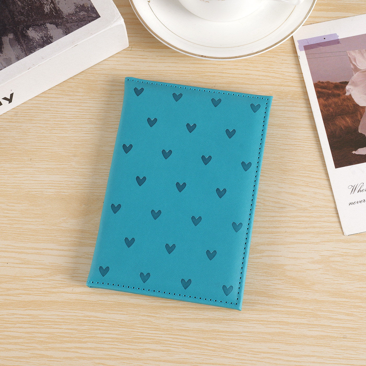 Cute Heart Print Passport Cove - Women'S Accessories Wallet incelemesi ve fiyatı